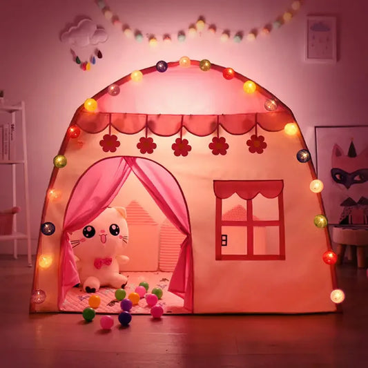 Tente pour enfants Rose Bleu Enfants Maison de jeu Enfants Intérieur Extérieur Maison de jouet Portable Bébé Maison de jeu Enfants Tente Tipi Tente Enfant