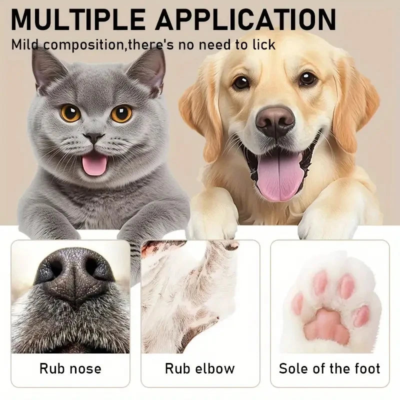 45g Baume pour le nez et les pattes pour chiens et chats Crème pour pattes et museaux pour animaux de compagnie Réparation pour animaux Accessoires pour animaux de compagnie