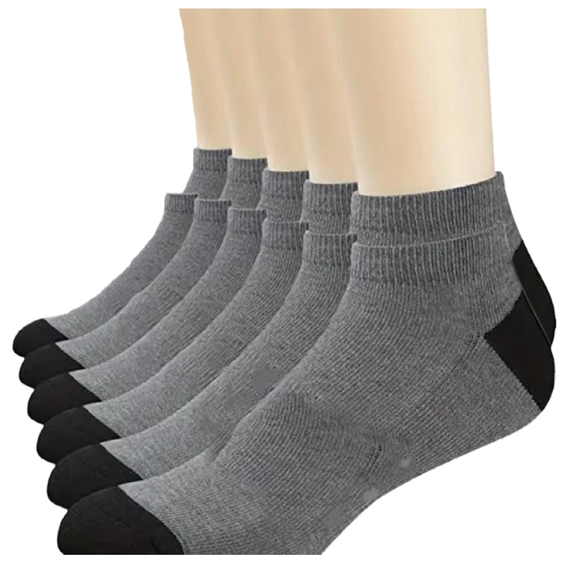 20/10/6/5/4/3/1pairs Chaussettes de cheville confortables respirantes en coton de mode pour hommes, chaussettes d’été pour hommes