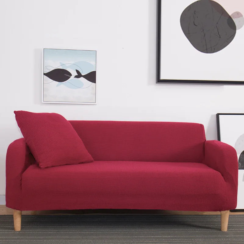 Housse extensible Jacquard pour canapé d'angle, pour salon, compatible avec canapé d'angle