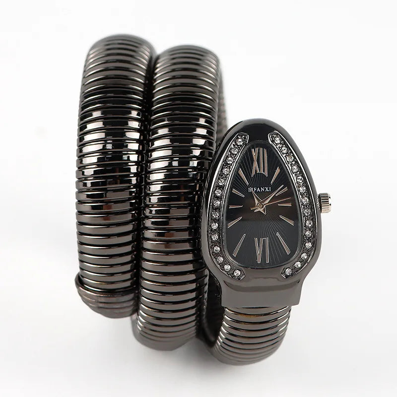 Bracelet unique en forme de serpent Design Beauté Montres-bracelets Différence Quartz Montre Femmes Imperméable Exquise AAA Montre pour Dames