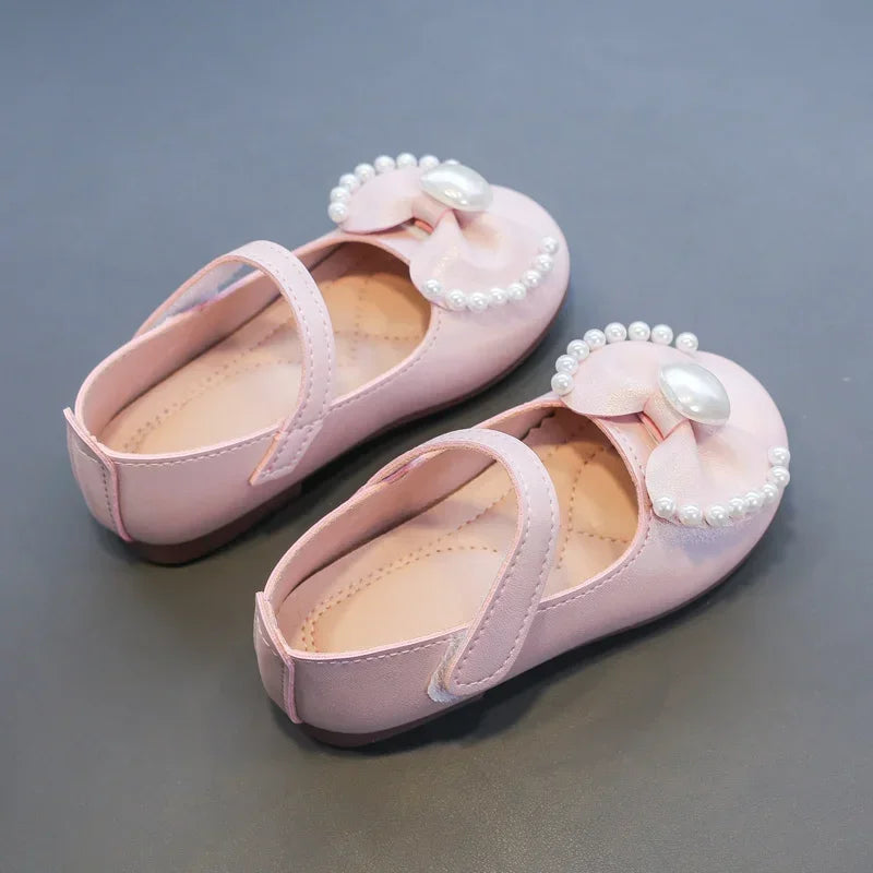 Bébé Filles Chaussures en Cuir Enfants Collection 2025