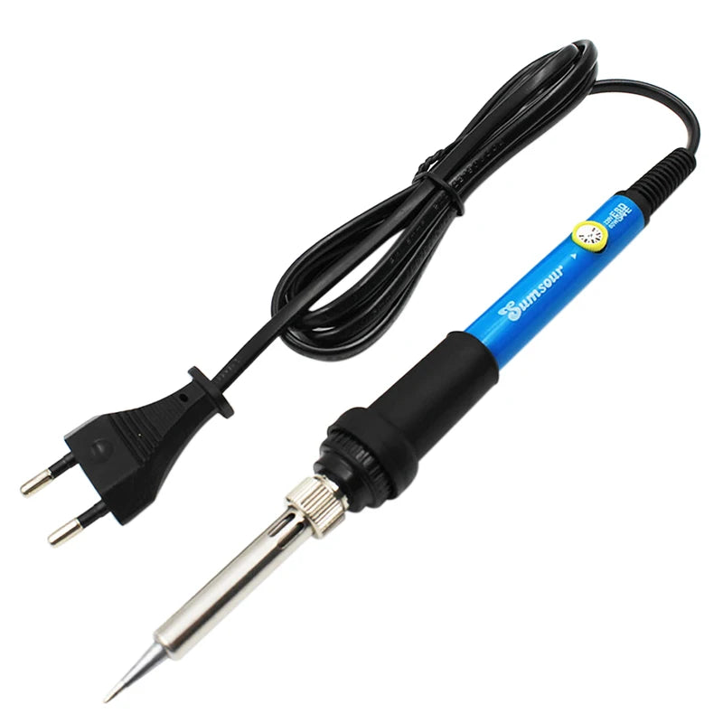 Fer à souder électrique 60W/80W Température réglable Affichage numérique Outils de réparation de soudage électronique avec pointes de fer à souder