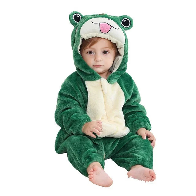 MICHLEY Carnaval Hiver Bébé Barboteuses À Capuche Flanelle Tout-petit Vêtements Pour Bébés Bodys D’Ensemble Combinaison Costume Pour Enfants Fille Garçon