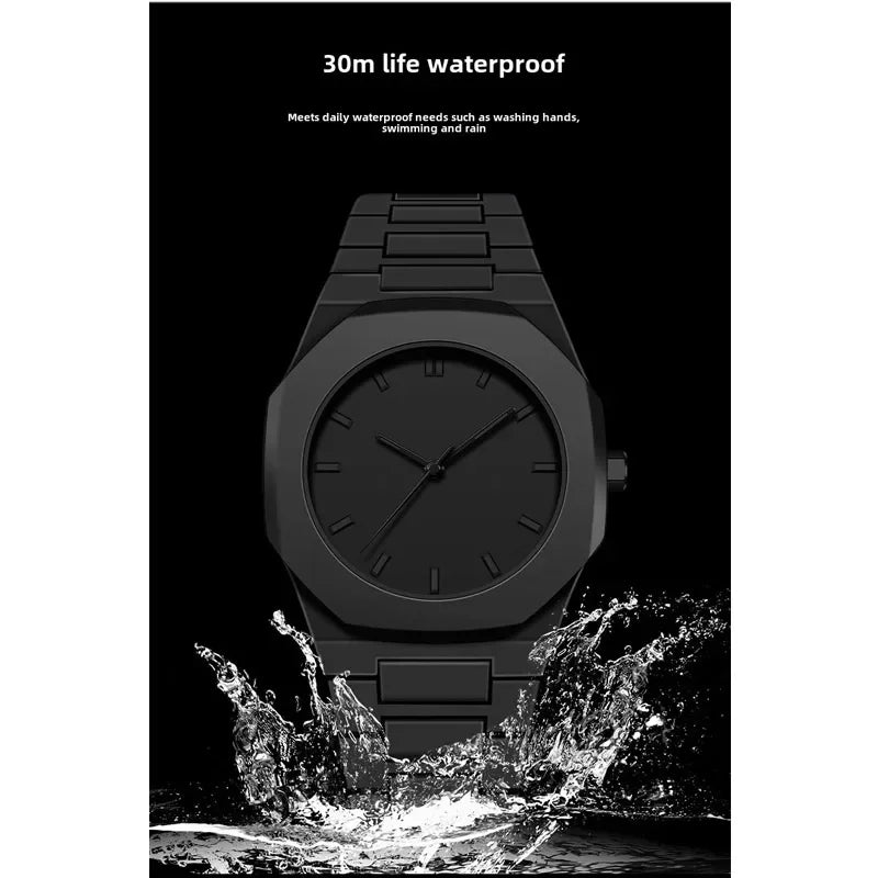 Marque de mode Design minimaliste Chiffres arabes Montre légère pour hommes et femmes Sports décontractés Quartz Montre étanche