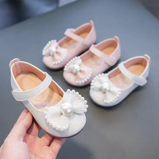 Bébé Filles Chaussures en Cuir Enfants Collection 2025