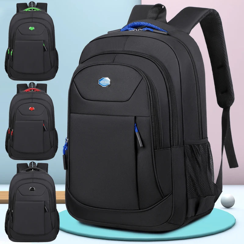 Sac à dos pour homme Oxford Sac à dos imperméable Sac d’ordinateur d’affaires Sac à dos de voyage de loisirs Sac à dos pour étudiant du secondaire