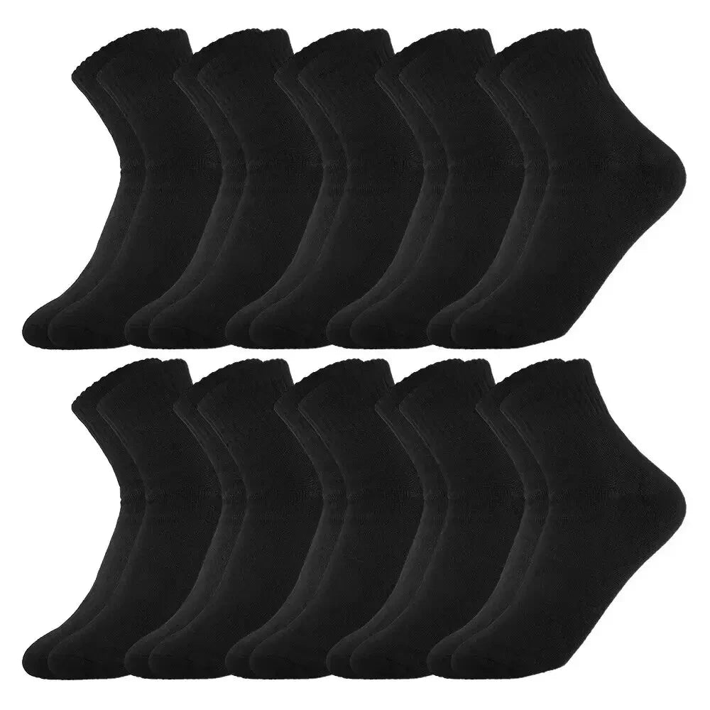 20/10/6/5/4/3/1pairs Chaussettes de cheville confortables respirantes en coton de mode pour hommes, chaussettes d’été pour hommes