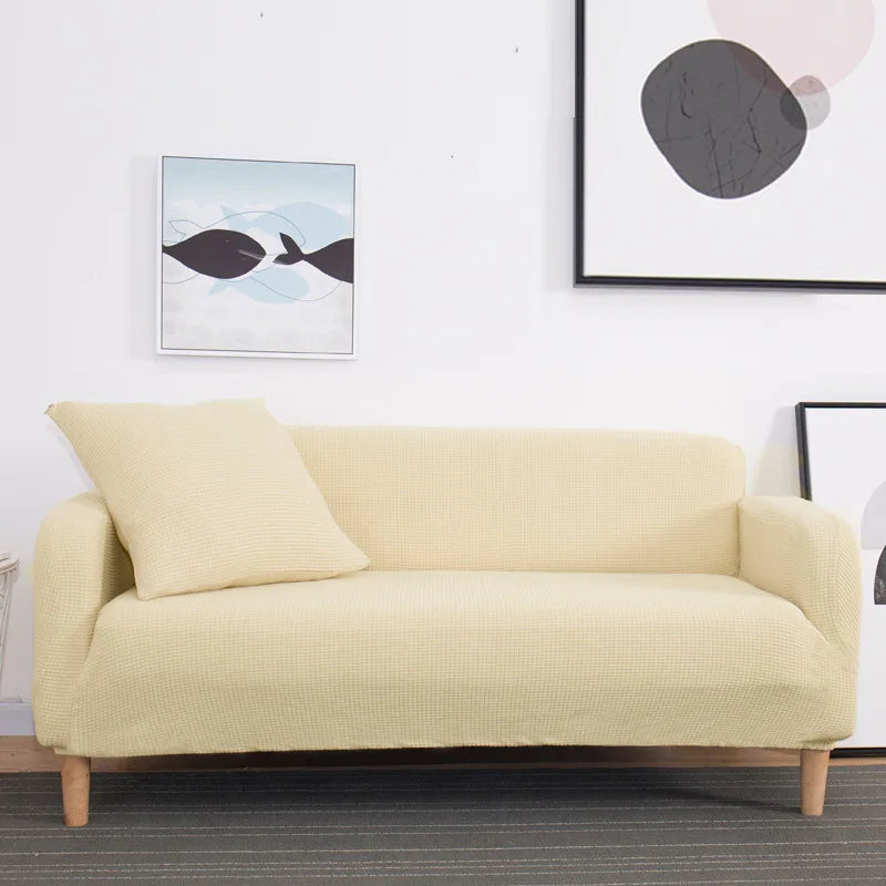 Housse extensible Jacquard pour canapé d'angle, pour salon, compatible avec canapé d'angle