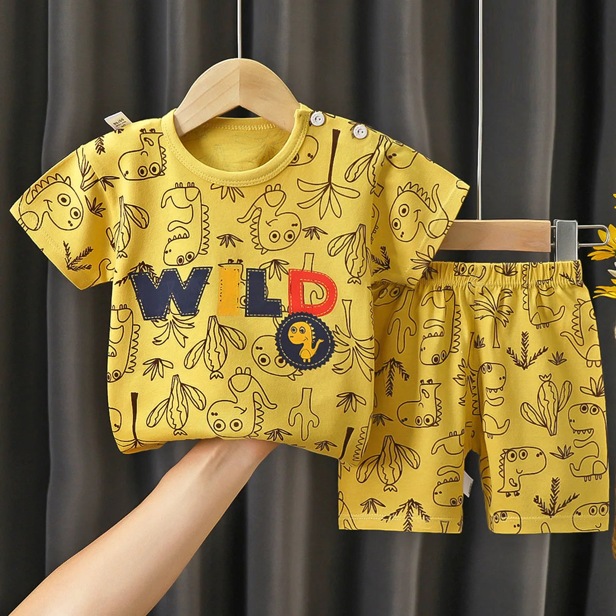 1 2 3 ans Vêtements pour bébés Filles Garçons Costume en coton pour enfants Ensembles de deux vêtements pour bébés Vêtements pour bébés nouveau-nés