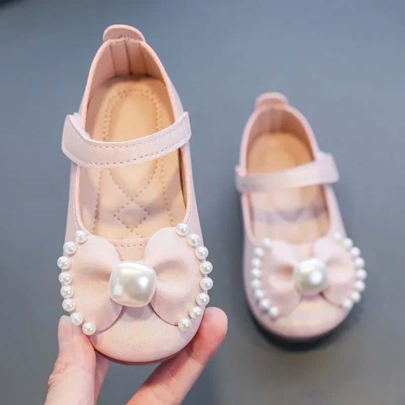 Bébé Filles Chaussures en Cuir Enfants Collection 2025