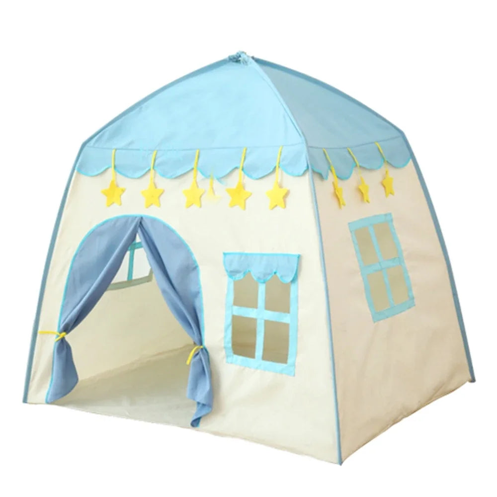Tente pour enfants Rose Bleu Enfants Maison de jeu Enfants Intérieur Extérieur Maison de jouet Portable Bébé Maison de jeu Enfants Tente Tipi Tente Enfant
