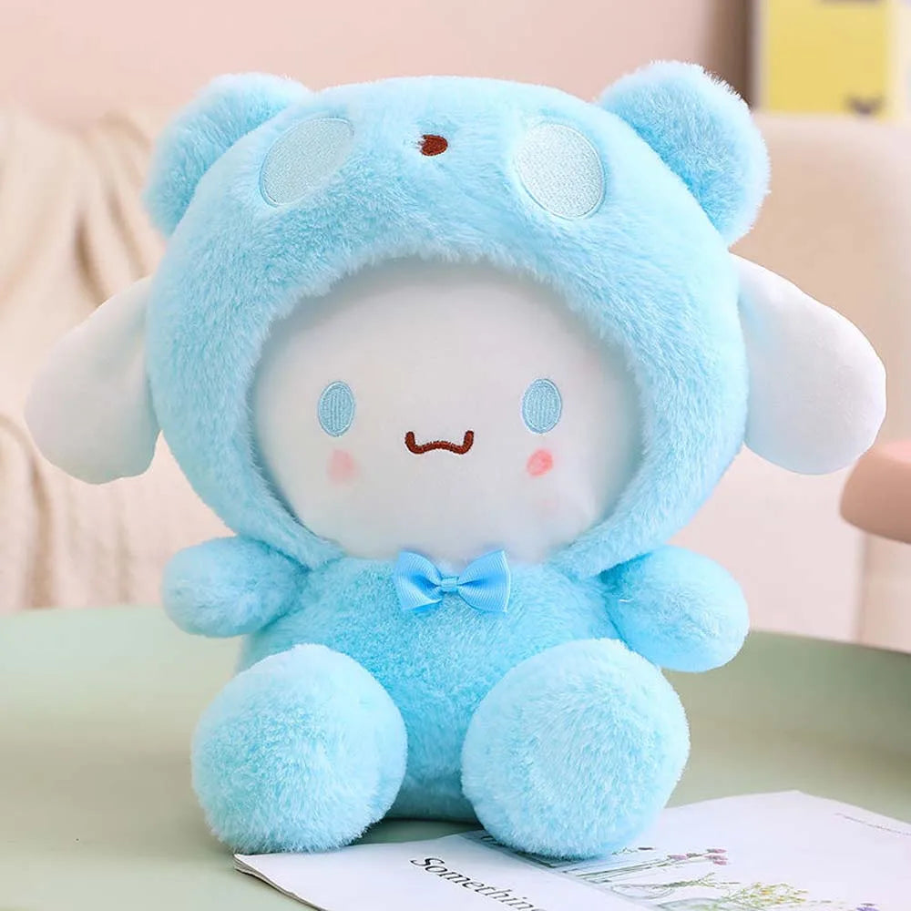 25cm Anime Sanrio Peluche Poupée Jouets Kawaii Hello Kitty Kuromi My Melody Cinnamoroll Dessin animé Mignon Peluche Peluche Jouets Cadeaux pour enfants