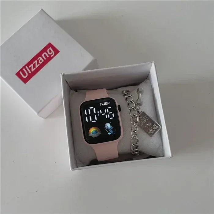 Nouvelles montres de sport LED Montre numérique pour hommes Femmes Montres-bracelets Casual Silicone