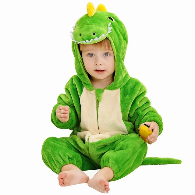 MICHLEY Carnaval Hiver Bébé Barboteuses À Capuche Flanelle Tout-petit Vêtements Pour Bébés Bodys D’Ensemble Combinaison Costume Pour Enfants Fille Garçon