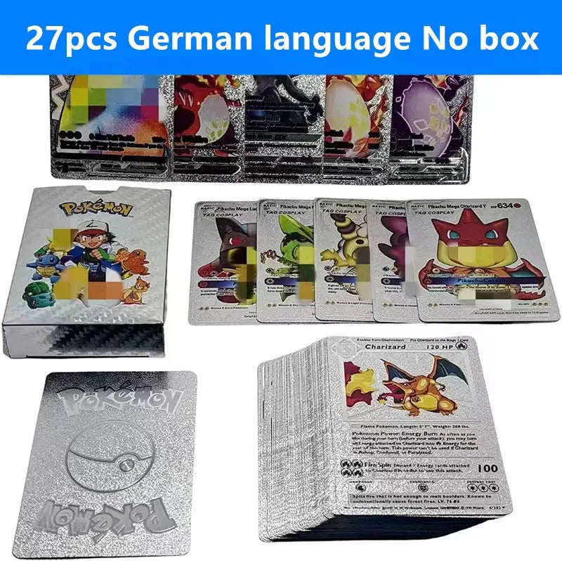 27-110pcs carte pokémon françaises Pikachu