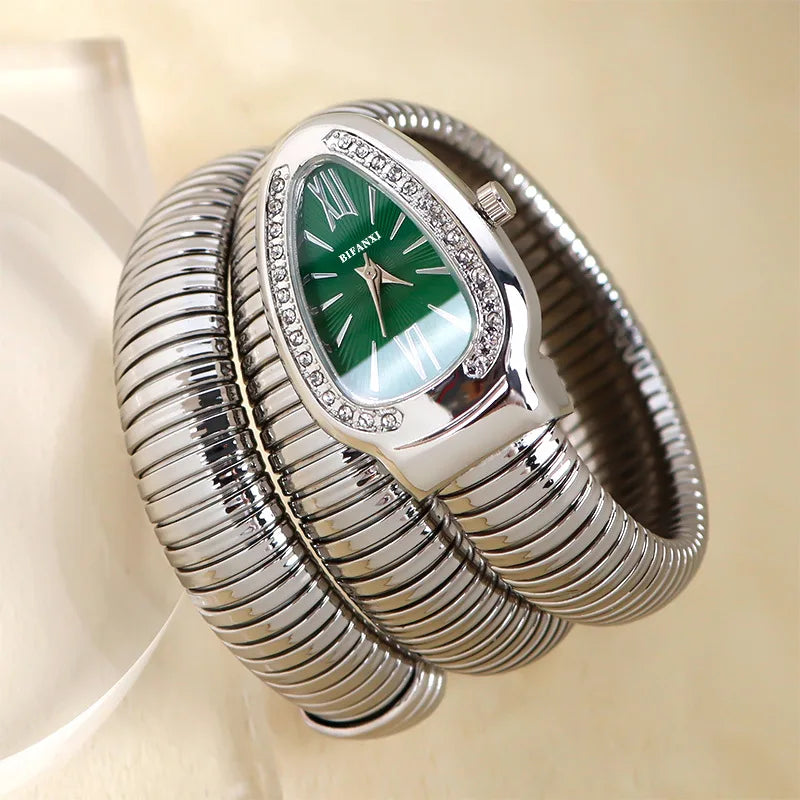 Bracelet unique en forme de serpent Design Beauté Montres-bracelets Différence Quartz Montre Femmes Imperméable Exquise AAA Montre pour Dames