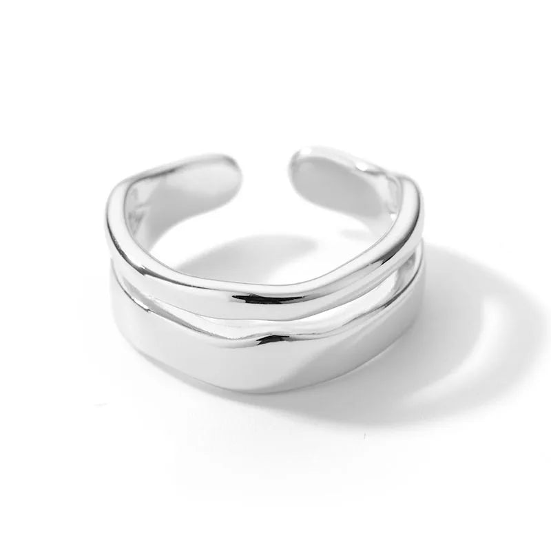 CC Bijoux Anneaux Pour Femmes Plaqué Argent Mariage Nuptial Zircone Rond Pierre Bague Bijoux Femme