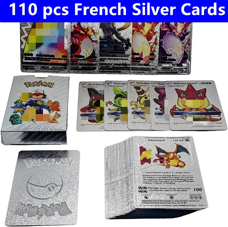 27-110pcs carte pokémon françaises Pikachu