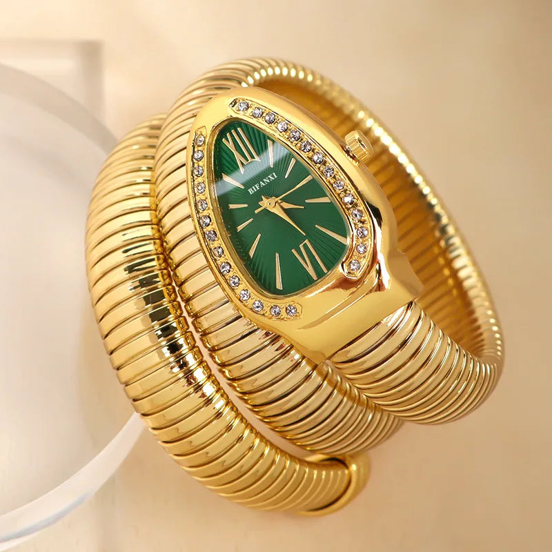 Bracelet unique en forme de serpent Design Beauté Montres-bracelets Différence Quartz Montre Femmes Imperméable Exquise AAA Montre pour Dames