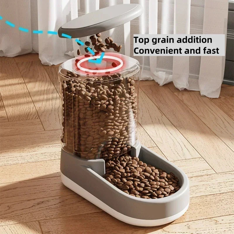 Bol pour chat Bol pour chien Distributeur d’eau pour chien de grande capacité Approvisionnement en eau Distributeur d’eau automatique pour chat et chien