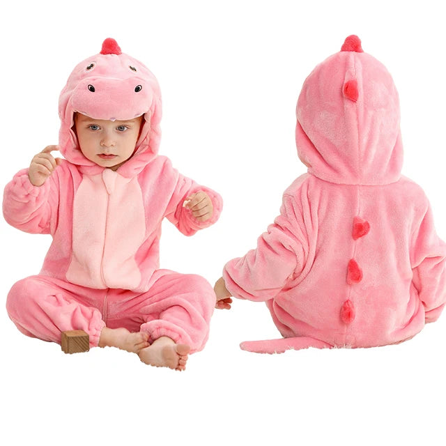 MICHLEY Carnaval Hiver Bébé Barboteuses À Capuche Flanelle Tout-petit Vêtements Pour Bébés Bodys D’Ensemble Combinaison Costume Pour Enfants Fille Garçon