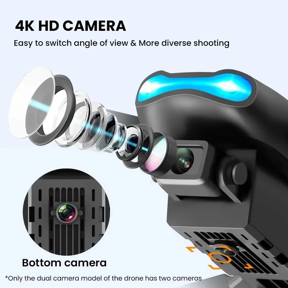 KBDFA E99Pro Drone HD Drone professionnel 4k Double caméra WIFI fpv Avion Quadcopter Évitement d’obstacles Photographie aérienne Drone
