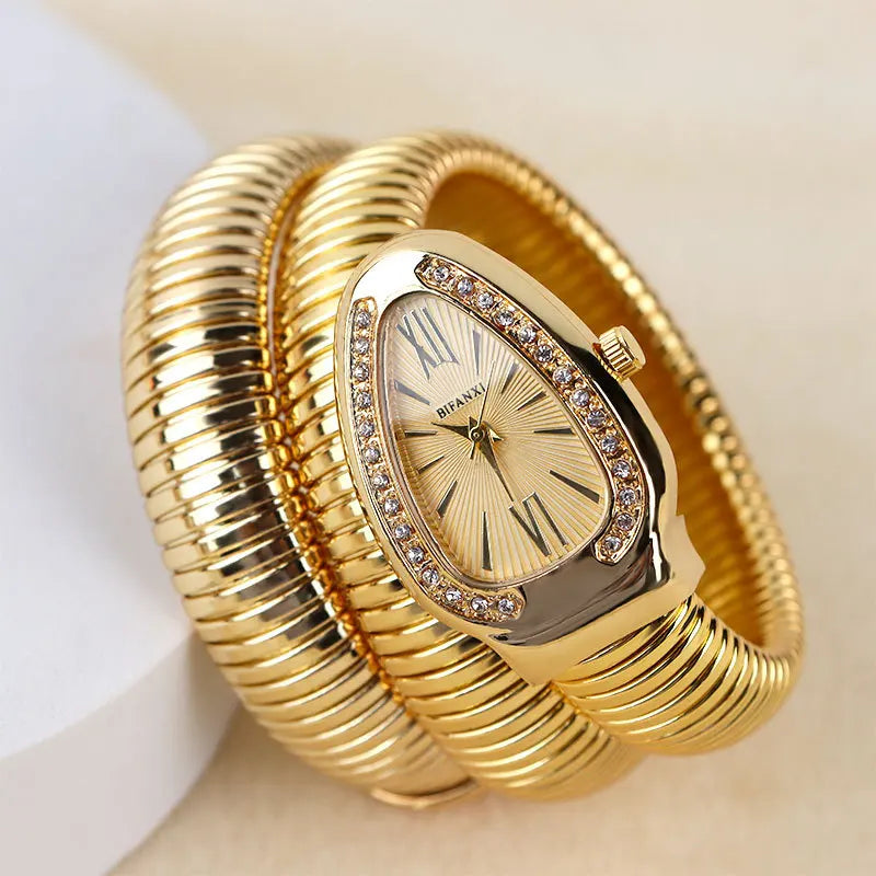 Bracelet unique en forme de serpent Design Beauté Montres-bracelets Différence Quartz Montre Femmes Imperméable Exquise AAA Montre pour Dames