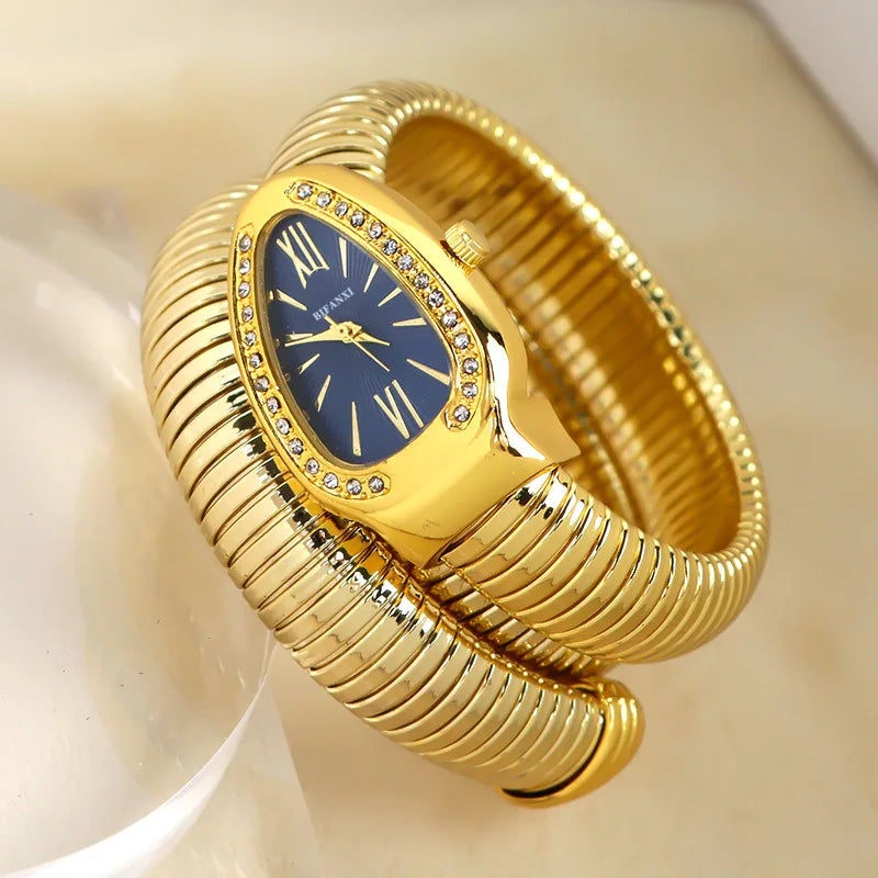 Bracelet unique en forme de serpent Design Beauté Montres-bracelets Différence Quartz Montre Femmes Imperméable Exquise AAA Montre pour Dames