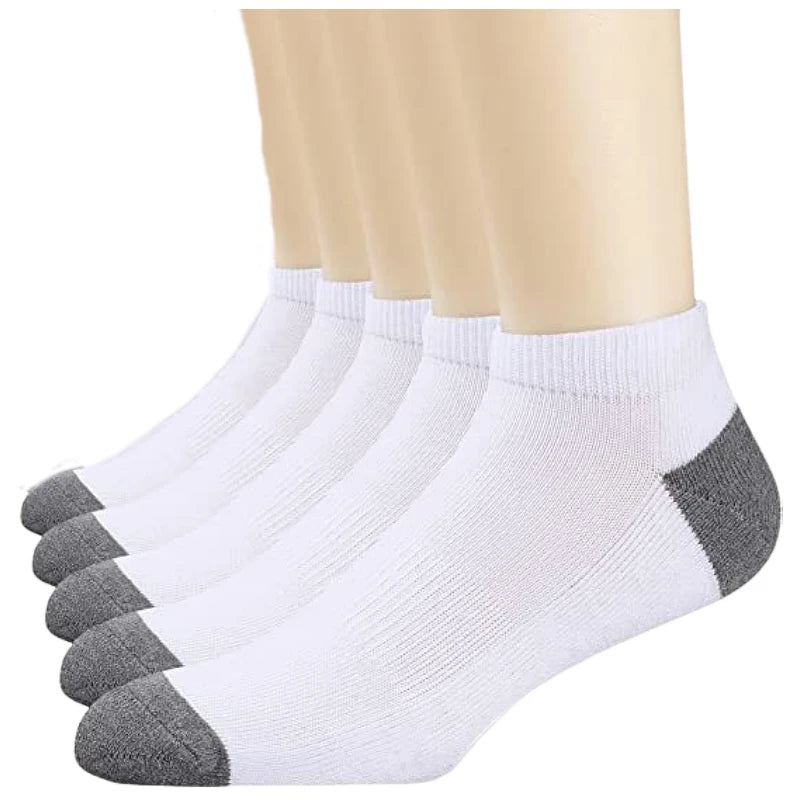 20/10/6/5/4/3/1pairs Chaussettes de cheville confortables respirantes en coton de mode pour hommes, chaussettes d’été pour hommes