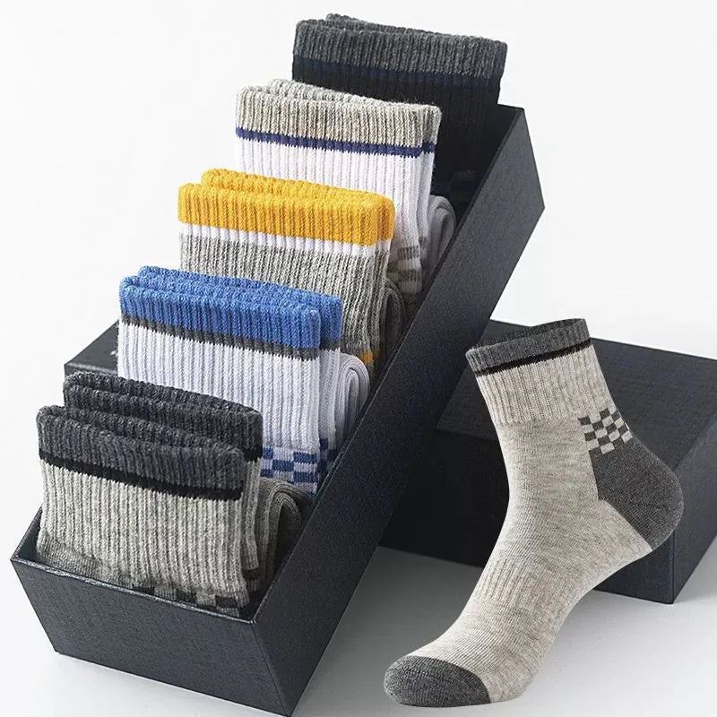 20/10/6/5/4/3/1pairs Chaussettes de cheville confortables respirantes en coton de mode pour hommes, chaussettes d’été pour hommes