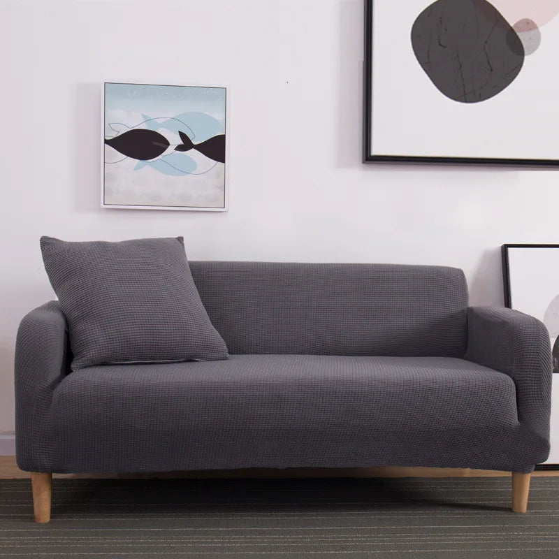 Housse extensible Jacquard pour canapé d'angle, pour salon, compatible avec canapé d'angle